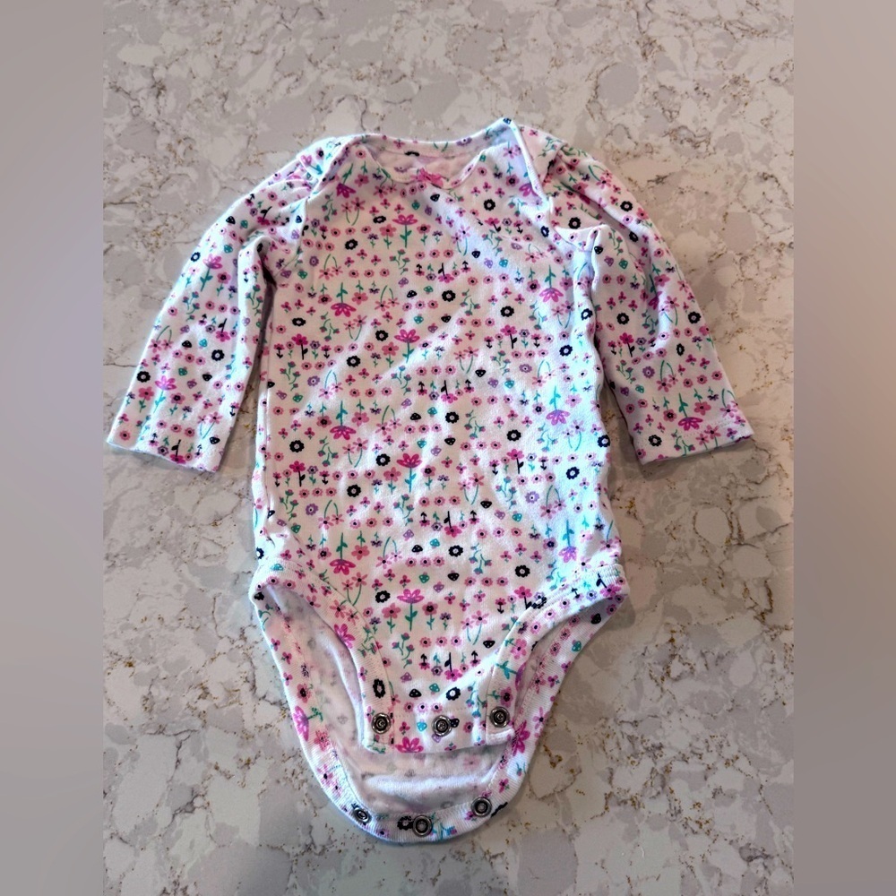 3-6M simple joys by Carter’s Floral Print Kids One Piece